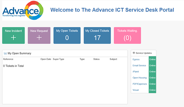 Service Desk Portal
